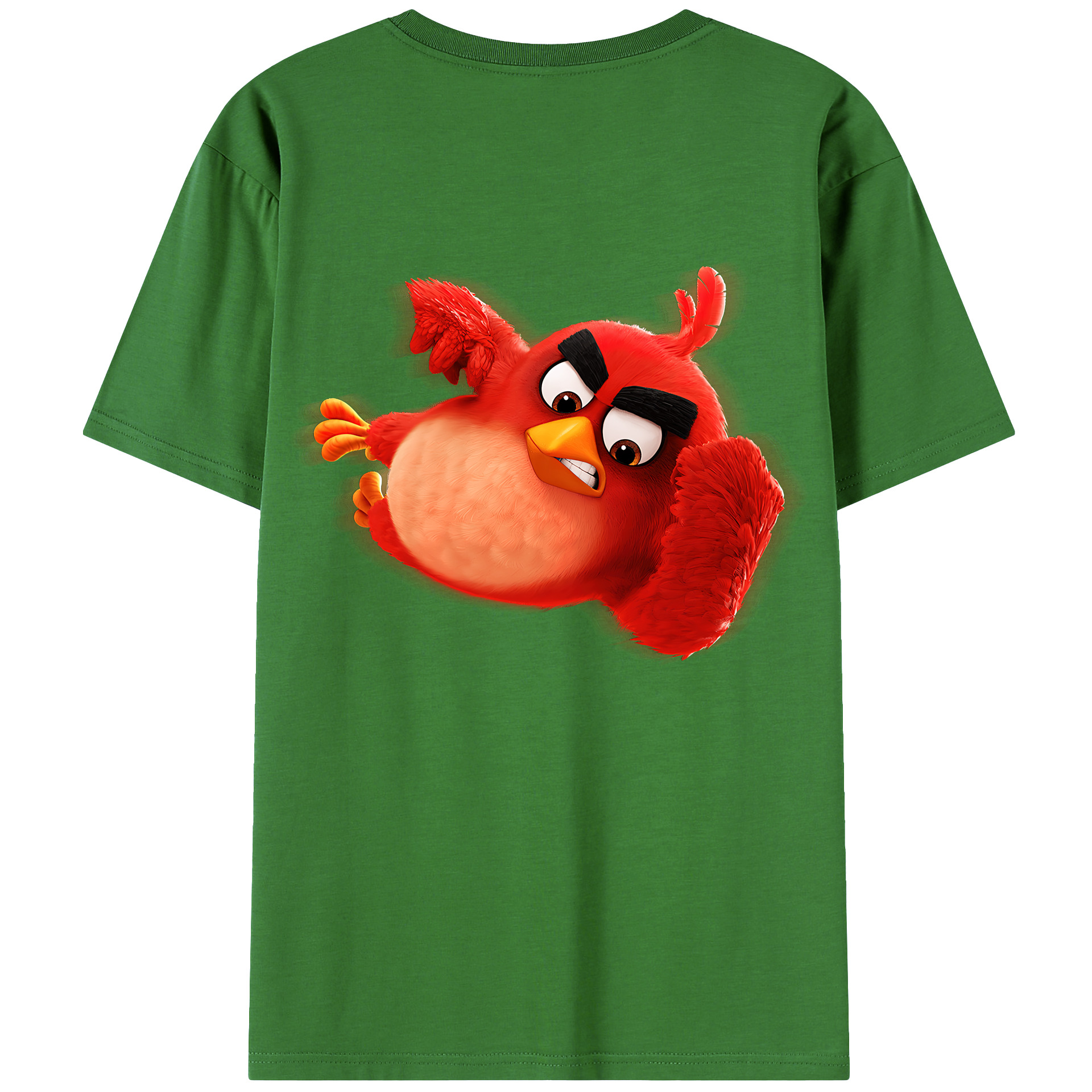 （画像用） Angry Birds アングリーバード レディース半袖Tシャツ(バックプリント)